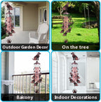 36 Inch Dogs Wind Chimes Outdoor/Indoor Decor - Metal Dog Musical Wind Bells, Mobile Romantic Dog Wind Catcher, Outdoor Dogs Wind Chimes Gifts for Mom, Home, Balcony, Trees, Festival Garden Decoration
