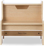 Melissa & Doug Kids Wooden Step Stool - Light Natural Finish