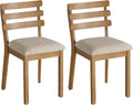 SIMTONAL Farmhouse Dining Chairs, 2 Pcs