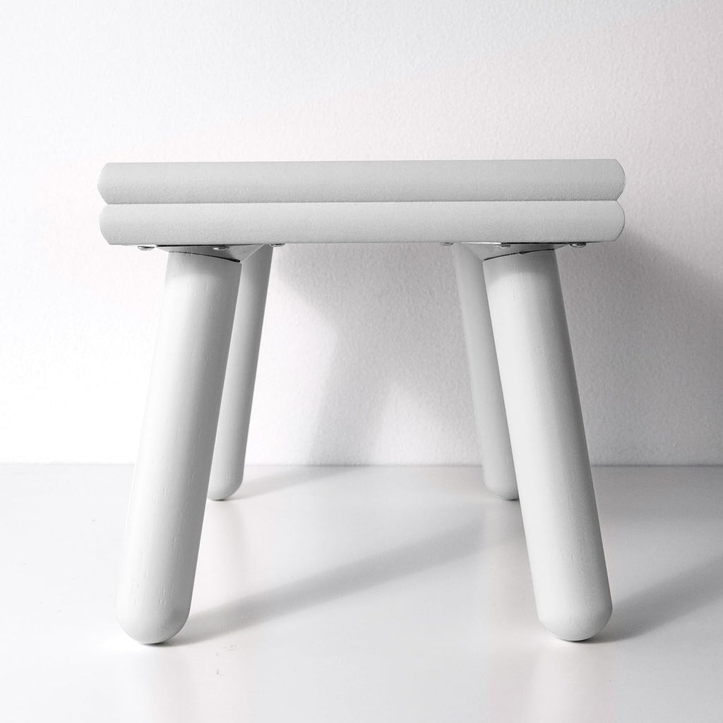 Let's Make Memories Personalized Step Stool- Name and Initial- Wood- Floral Design- White- Ages 3+
