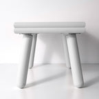 Let's Make Memories Personalized Step Stool- Name and Initial- Wood- Floral Design- White- Ages 3+
