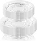 60 Pack Clear Plant Saucers for Indoors (4 6 Inch) Flower Pot Saucers for Potted Plants Plate Set Plant Trays for Indoors No Holes Plants Saucer Trays for Pots Drip Tray Plastic Tray for Succulent