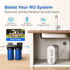 Waterdrop G2P600 Reverse Osmosis System, 600 GPD Tankless RO Water Filter System, Under Sink RO System, 7 Stage Filtration, 2:1 Pure to Drain, Reduce TDS, FCC Listed, USA Tech