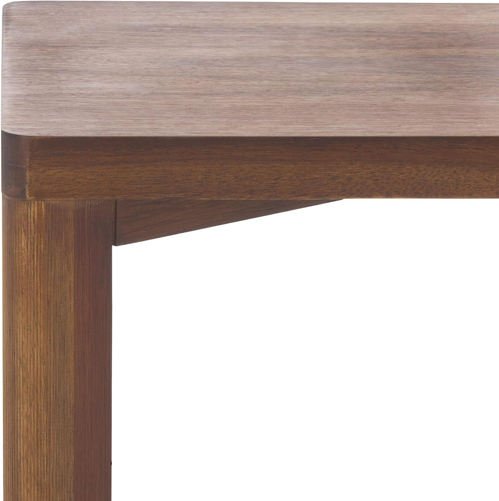SAFAVIEH Home Collection - Akai Accent Table, Walnut Brown Side Table with Cross Base, Fully Assembled (ACC2400A)