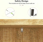 White Adjustable Shelves Food Pantry Cabinet, Small Kitchen Storage Cabinet with Doors & Multi-Tier Shelves, for Living Room Dining Room Entryway Garage, 23.6x11.8x40.9 Inches