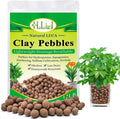 Halatool 12LB Expanded Clay Pebbles for Potted Plants Organic Lightweitht Clay Leca Balls for Hydroponics Gardening Orchids Drainage Decoration Aquaponics Aquariums