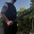 High Manganese Steel Blade Machete for Cutting Trees Heavy Duty Full Tang Outdoor Survival Hunting Tactical Sword