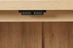 Crosley Furniture Kenji Record Player Cabinet with Vinyl Storage, Media Stand, Modern Home Organizer, Ash