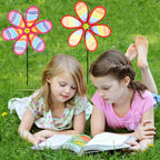 4PCS Wind Spinners for Yard and Garden, Lawn Yard Decorations Pinwheels Colorful Whirligigs Windmill Kids Toys for Outdoor Decor