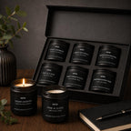 6 Pack Candles for Home Scented Aromatherapy Candles Gifts Set for Men, Men Candle Set, 42 oz 300 Hour Long Lasting Candles, Gifts for Mens Birthday Fathers Day Anniversary Present