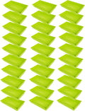 SUNPACK 10" x 20" Mega Plastic Seed Starting Tray, Lime Green, 2.5" (Pack of 30) - No Drainage Holes, Ideal for Greenhouses or Indoor Gardening - Made of Thick, Strong Plastic