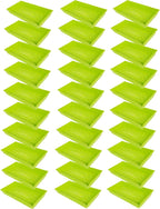SUNPACK 10" x 20" Mega Plastic Seed Starting Tray, Lime Green, 2.5" (Pack of 30) - No Drainage Holes, Ideal for Greenhouses or Indoor Gardening - Made of Thick, Strong Plastic