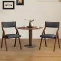 Folding Upholstered Dining Chairs 2-Piece Set,Ready to go. | Upholstered with padded seat and backrest, Solid Wood legs, Modern Side Chair, No Assembly Required,Foldable & Space-Saving