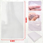 6 Mil Clear Greenhouse Plastic Sheeting,Transparent Plastic Film for Greenhouse, Resistant Polyethylene Film for Farm,Garden (6.5ftx19.7ft)