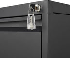 4 Drawer File Cabinet with Lock,Heavy Duty Vertical Filing Cabinets for Home Office, File Storage Cabinet for Letter/Legal/A4/F4 Size File,Assembly Required