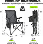 Alvantor® Camping Chair, Full Mesh Folding Beach Chair Breathable High Back Portable Lawn Chair for Outdoor, Armrest, Cup Holder, Easy Use Seat for Travel, Fishing, Pinic, Sports Event, 24"x31"x38"