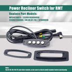 YUXIVCNE WPS4C10073 Power Recliner Controller for RMT with 4 Button 5 Male and 2 Female Pin Lift Chairs Cable, Controller Hand Control Replace 23300195X000(B) 23300235X000 DK.08.07.110 141600640