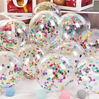Rainbow Metallic Foil Confetti 8000 Pcs Multicolor Shiny Round Table Confetti for Fill Balloon Wedding Graduation Party Decorations,60g of pack