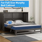CYMULA Folding Mattress Full Size, Memory Foam 6 inch Tri Portable Trifold Mattress Futon Topper Full with Breathable & Washable Cover, Murphy Bed Guest Bed RV Trips,52"×73"×6"