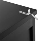 Christopher Knight Home Chenny 70''H Wooden Kitchen Pantry Cabinet, Storage Cabinet with Adjustable Shelves, 6 Door Internal Storage Compartments & 3 Drawers, Freestanding Cupboard Cabinet, Black