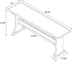 Linon Chelsea Dining Bench in Honey Stained Pine Wood