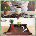 39.5" x 39.5" Extra Large Potting Mat for Indoor Plants Transplanting and Dirt Control Gardening Gifts for Plant Lovers
