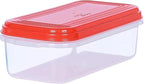 ARSUK Small Food Containers with Lids 8oz/250ml (8 Pack) - Mini Plastic Storage Containers for Snacks, Meal Prep and Lunch - Reusable, Leakproof, Airtight - Microwave and Freezer Safe