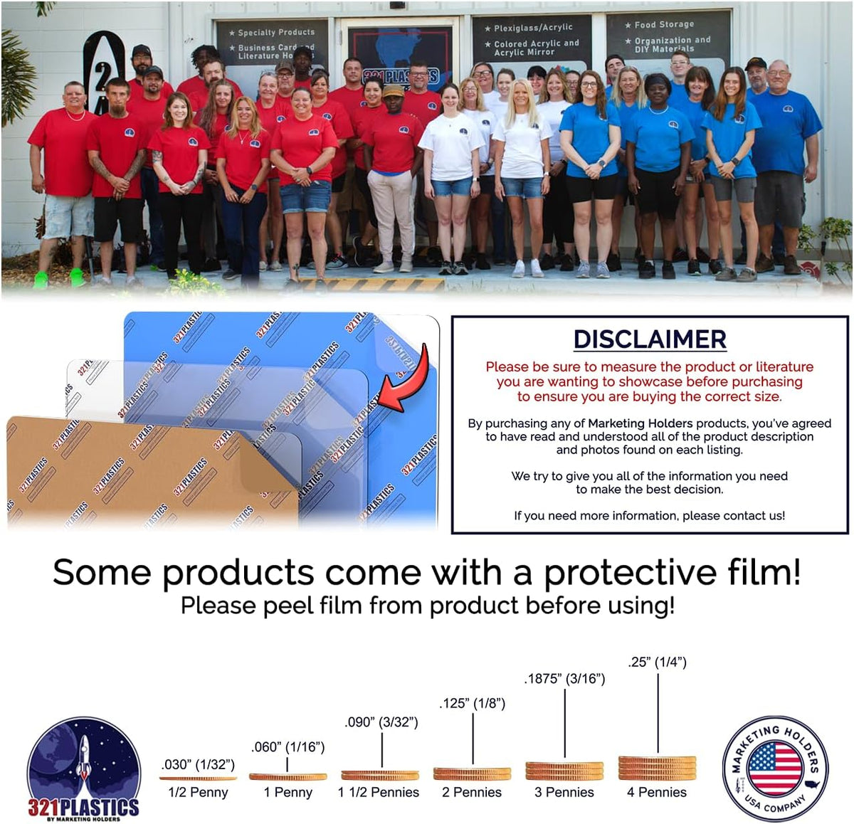 Marketing Holders Magnetic Brochure Holder for 4 Inch Wide Pamphlets Metal Surface Mount Menus Maps and Rack Cards Take One Clear Plastic Bin for Restaurants Medical Offices and Theme Parks