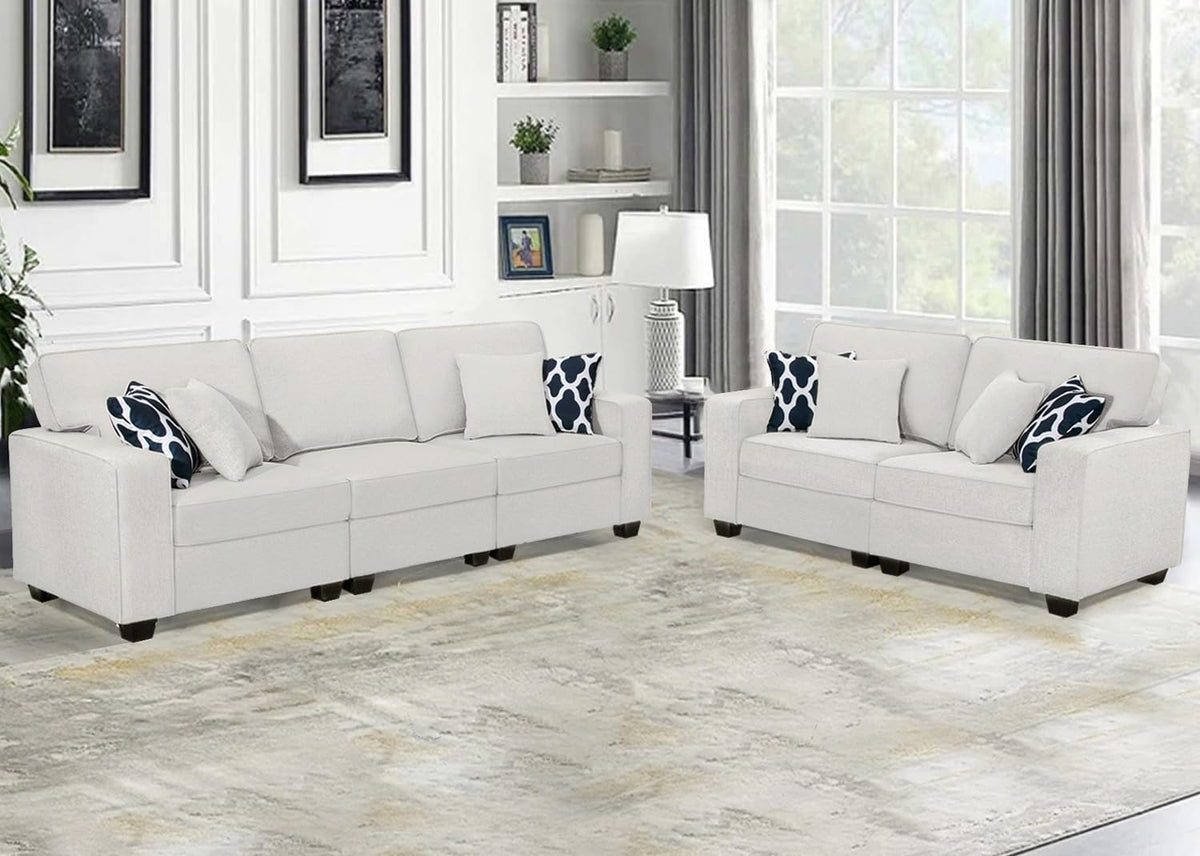 Legend Vansen Modular Sectional Sofa L Shaped Couch with Ottoman Modern Reversible Corner Sectional Couch for Living Room