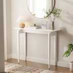 AQIMUELE Wood Console Table White Entryway Table, Thin Console Table, Sofa Tables for Living Room (39.4'')