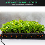 4 Pack Seedling Heat Mat Heating Mat for Seedlings Grow Mats Waterproof Hydroponic Heating Pad Heat Plant Heating Mat for Indoor Plants Grow Seed Starting Greenhouse(10" x 20.75")