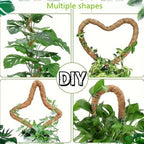 Moss Pole,63 Inch Monstera Plant Support, Upgraded 7mm Aluminum core Moss Poles for Climbing Indoor Plants DIY, Coco Coir Plant Pole Moss Plant Stick Support Stake Kit for Potted Plants Pothos