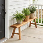 Narrow Entryway Bench Farmhouse Wood End of Bed Bench 20" 32" 39" 47" 55" 63" 71" 79" Sturdy Stable Skinny Long Benchs for Bedroom Hallway Dining Room Porch Easy to Assemble Natural Finish(39")