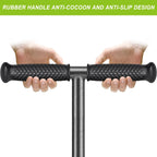 Dolibest Lawn Coring Aerator, Manual Lawn Aerator, 3 Stainless Steel Corer Plug Aerator with Soft Rubber Grip, Pre-Assembled Manual Grass Aerating Tool & Cleaning Hand Tool for Improving Lawn Health