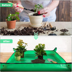 Extra Large Waterproof Potting Mat for Indoor Plant Transplanting and Mess Control, Table Top Potting Tray Repotting Mat Birthday Gifts for Plant Lovers Gardening Gifts for Women