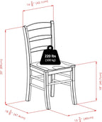 Groveland 3Pc Dining Set, Square Table with 2 Chairs