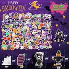 120 Pcs Halloween Stickers, Halloween Stickers for Kids, Kids Halloween Party Favors Classroom Crafts, Decorations, Gifts, Halloween Party Supplies