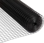 Fencer Wire 16 Gauge Black Vinyl Coated Welded Wire Mesh Size 1.5 inch by 1.5 inch (2 ft. x 50 ft.)