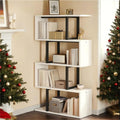DWVO 5-Tier Geometric Bookshelf