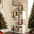 DWVO 5-Tier Geometric Bookshelf