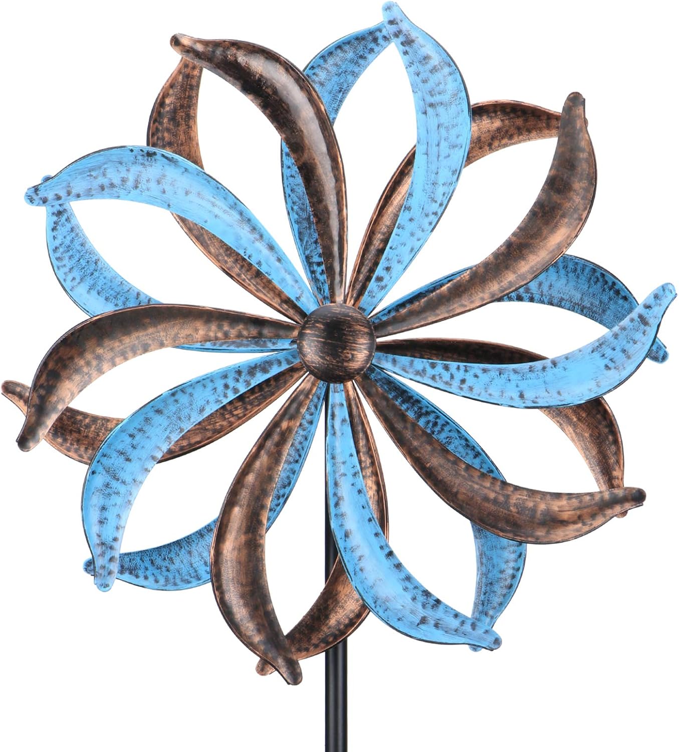 WONDER GARDEN Wind Spinners Outdoor Clearance, Premium Kinetic Wind Sculptures Wind Spinner, Metal Leaf Windmill for Outdoor Yard Patio Lawn & Garden