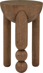 First of a Kind Accent Table in Cognac Rubberwood