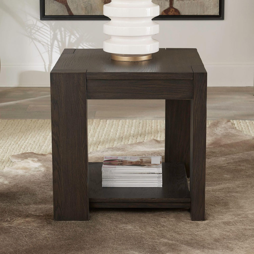 Liberty Furniture Lennox Hill Living Room End Table - Bark