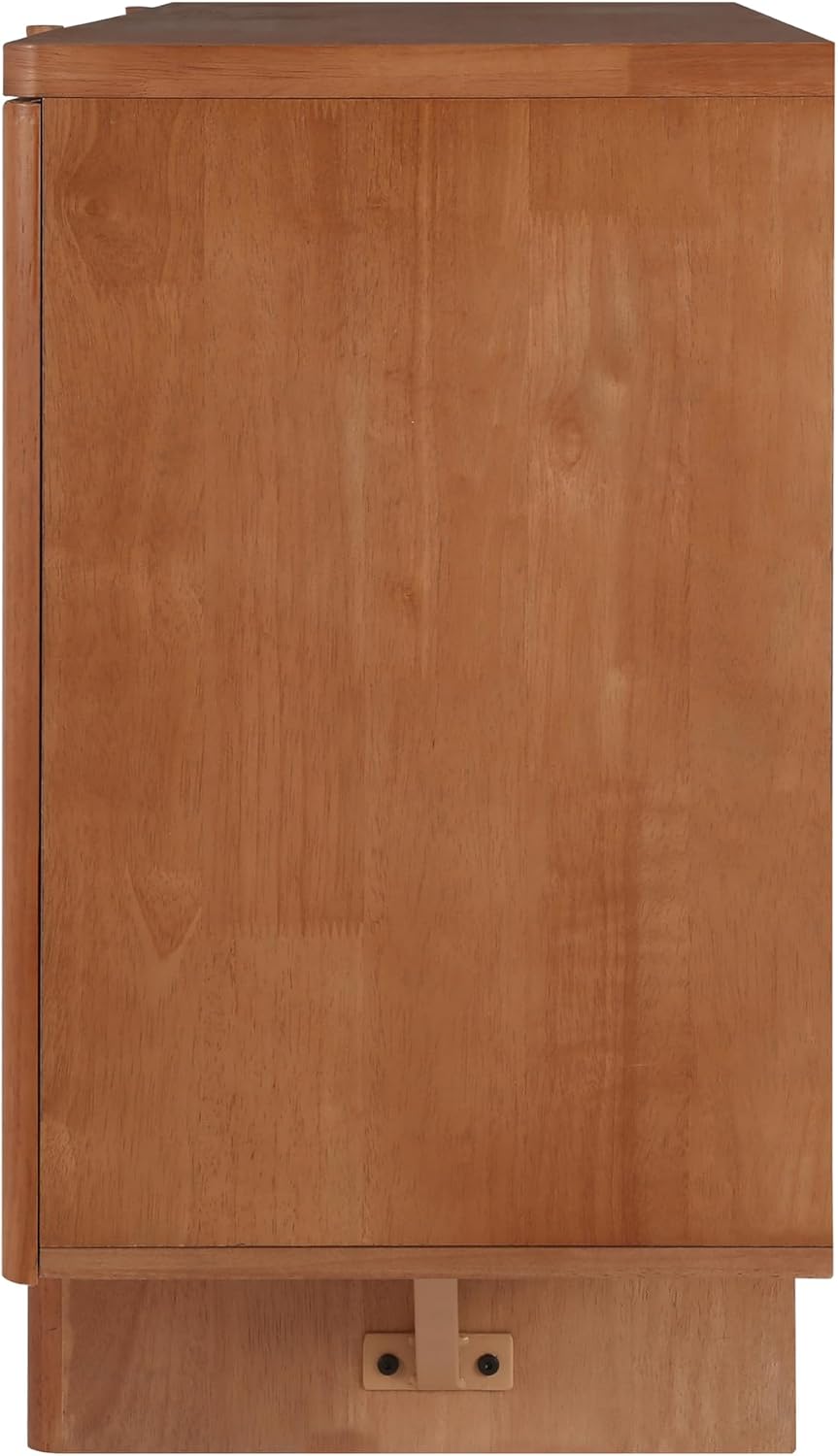 Merax Modern Sideboard Buffet Cabinet,55.0" Wide Elegant Entryway Table for Hallway Entryway Living Room Dining Room,Natural