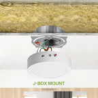 ASD LED 7" Round Flush Mount Ceiling Light Fixture, Low Profile Surface Lighting | 5CCT, Dimmable, Battery Backup, ETL Listed | 15W 1200LM 2700-6000K 120V | Kitchen, Hallway Lamp | White, 12 Pack