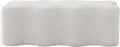SAFAVIEH Couture Collection Jacqualessa Cream Chenille Bench (Fully Assembled)