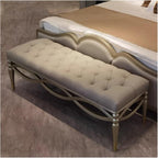 Modern Modern Entryway Bench End of Bed Upholstered Velvet Bedroom Benches for Foot of Tufted Footrest Stool Entryway