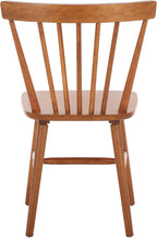 SAFAVIEH Home Collection – Winona Set of 2 Honey Windsor Farmhouse Dining Chairs, Spindle Back Wood Chairs, Classic Casual Seating (DCH8500K-SET2)