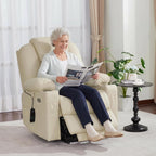 MCombo Power Lift Recliner Chair for Elderly, Heat and Massage 7040(Medium)