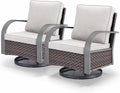 Belord Outdoor Swivel Rocker Patio Chairs Set of 2